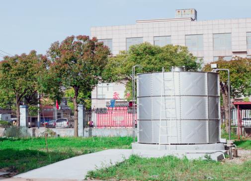 圆柱形自清洁装配式水箱